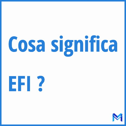 Cosa significa ”EFI” ?